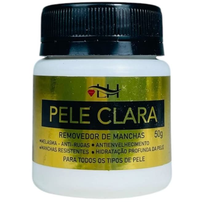 Pele Clara LH Removedor de Manchas, Anti Rugas, Antienvelhecimento - PARA TODOS OS TIPOS DE PELE.
