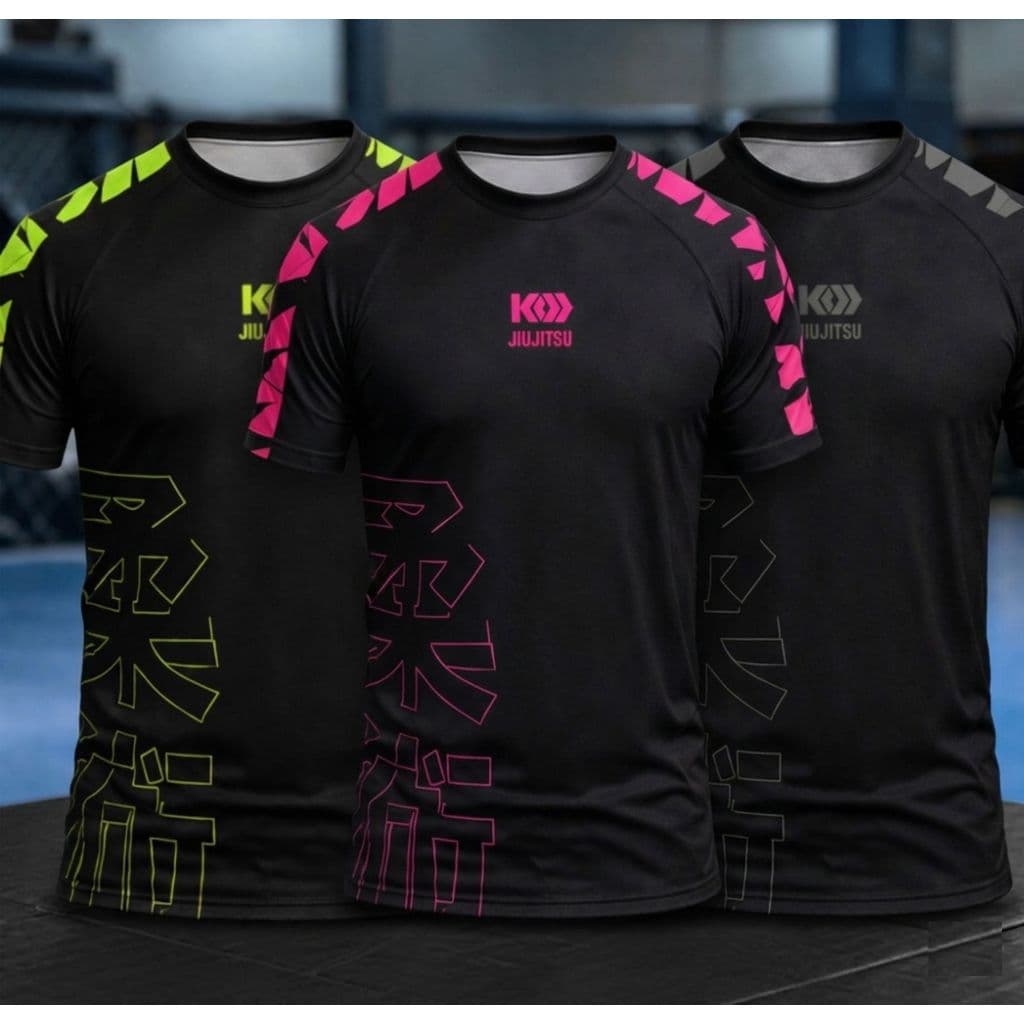 Camiseta Jiu Jitsu Dry Fit Masculina Feminina Infantil Baby Look Academia Treino bjj luta mma