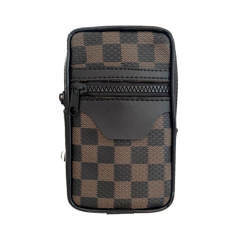 bag bolsa tiracolo quadriculada grife