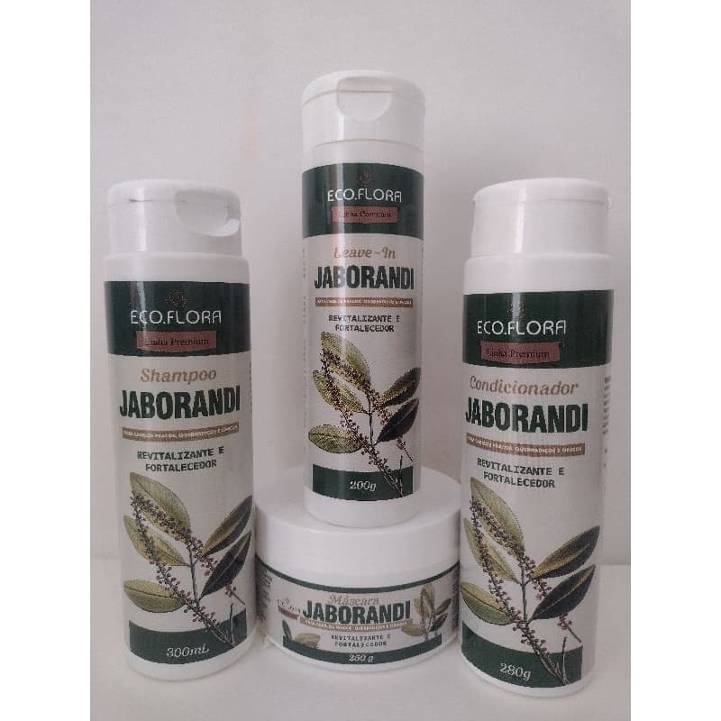 champoo e condicionado Kit Jaborandi 4 Itens Revitalizante E Fortalecedor
