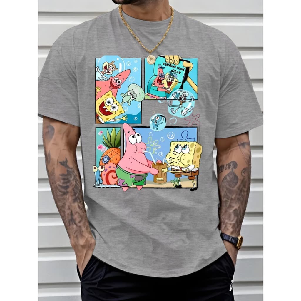 Camiseta Bob Esponja Unissex - Ideal para quem curte um estilo descontraído
