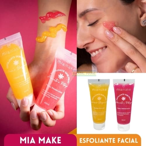 Mia Make Esfoliante Facial Skin Fruit Peles Ressecadas e Peles Oleosas