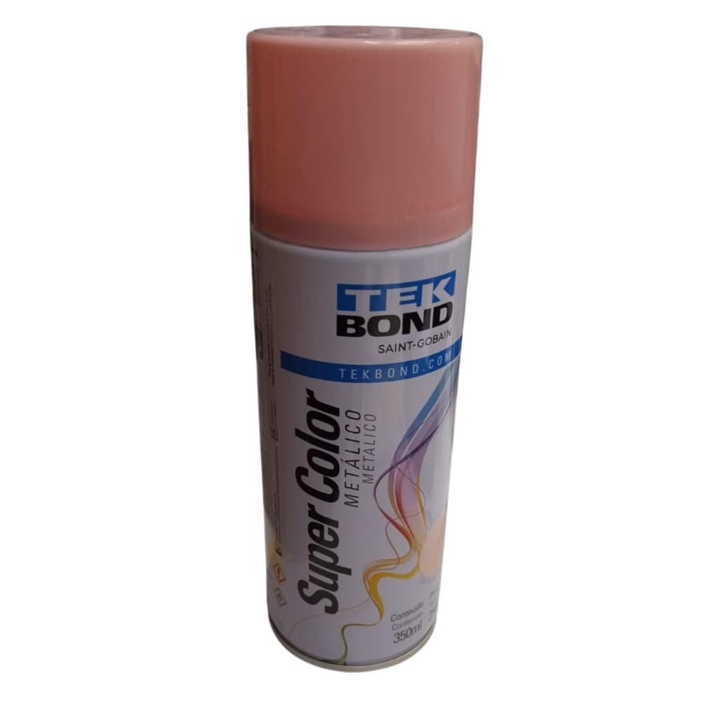 Tinta Spray Rosa Brilhante Super Color 350ml TekBond