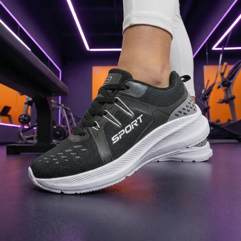 Tênis Esportivo Feminino Respirável Leve Academia Caminhada ref-01