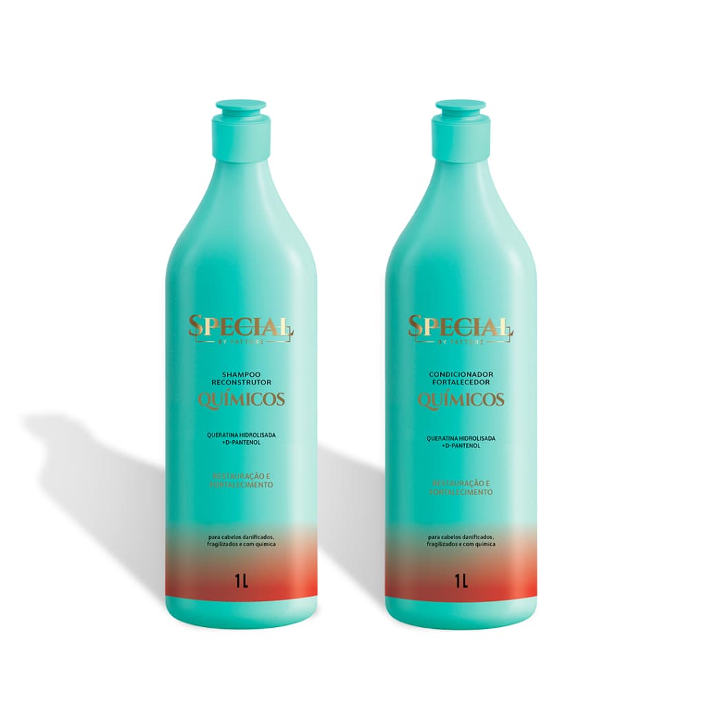 Kit Shampoo e Condicionador 1L - Restauração Pós Química Fattore Special