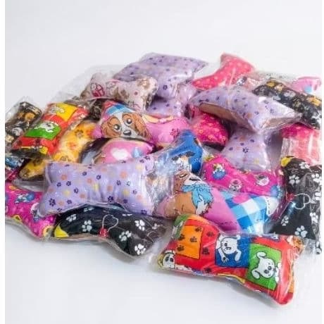 kit brinquedo para cachorro 10 peças ossinhos
