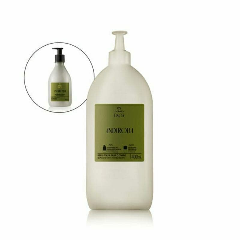 Refil Polpa Desodorante Hidratante para o Corpo Ekos Andiroba 400ml Natura