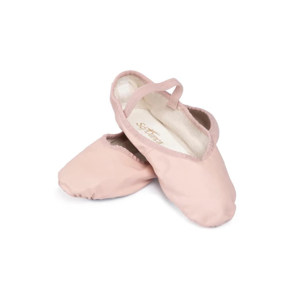 Sapatilha de Ballet Meia Ponta Tamanhos 23 a 36 Marca Só Dança