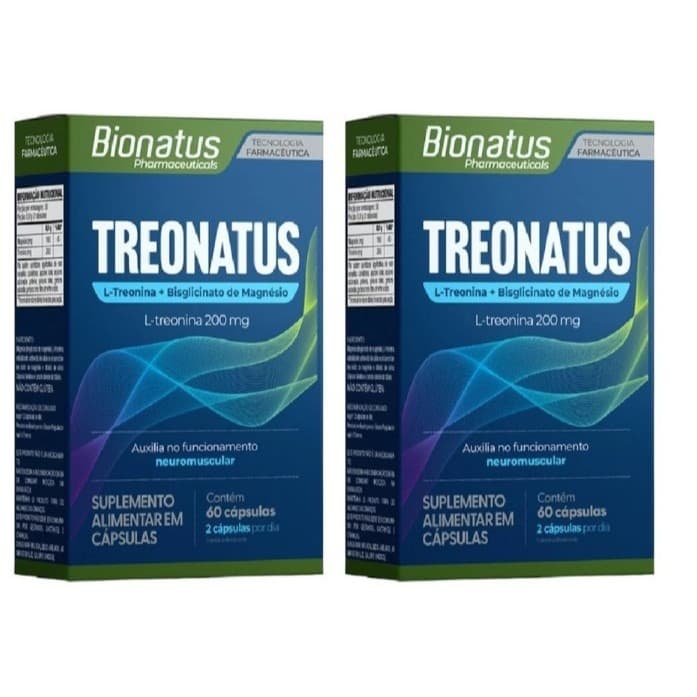 Treonatus com magnésio Bionatus c/ 60 cápsulas