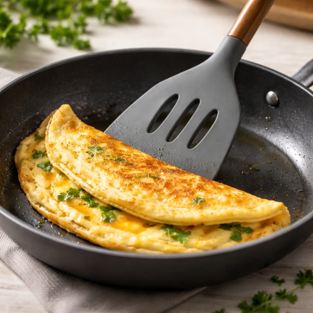 Espátula Silicone Cabo Madeira Cinza Grande Utensilio Cozinha