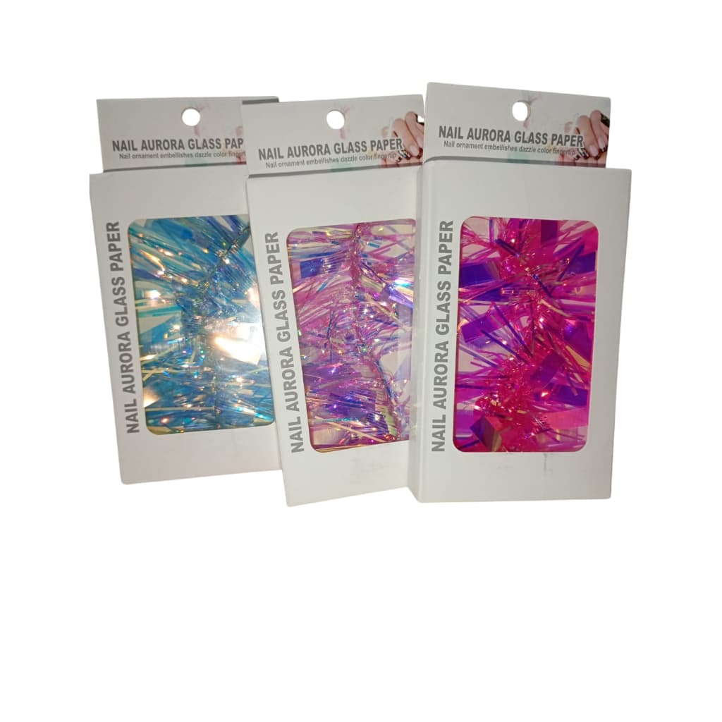 Papel Holográfico para Decoração de Unhas – Nail Art Holográfico Profissional