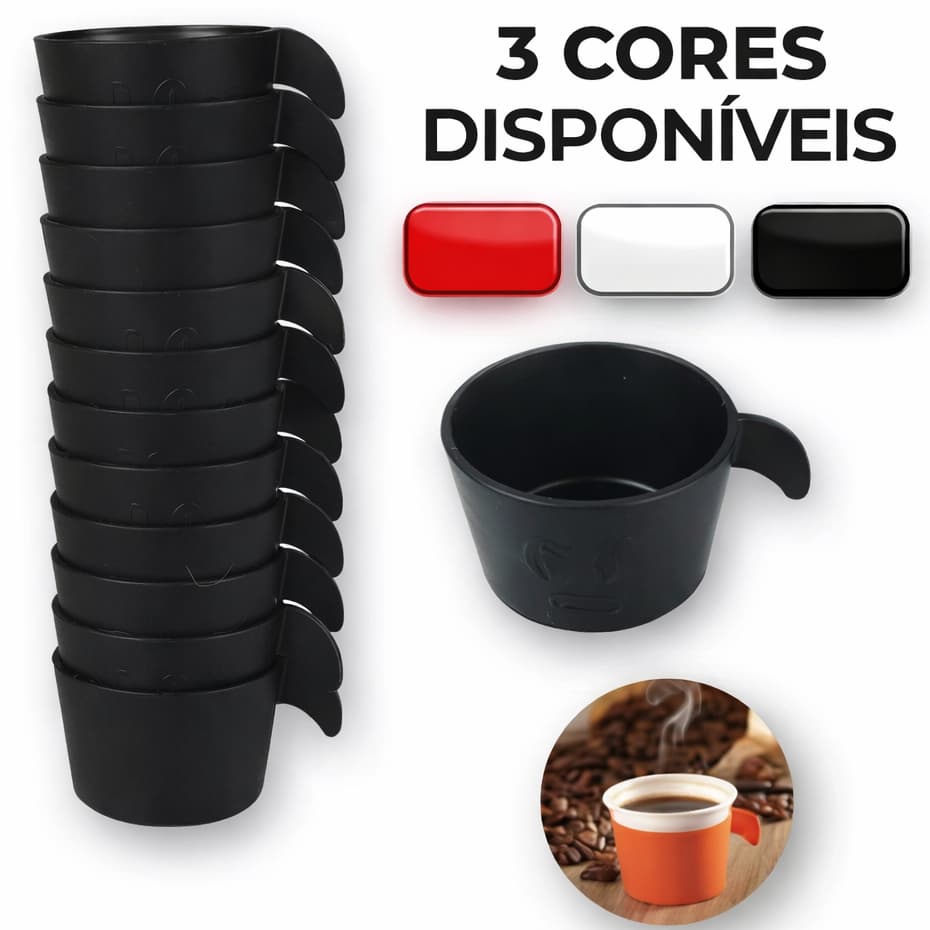 kit Copete 12/24/36 Porta Copos Descartável Empilhável Cantinho Café  Chá Escritório Recepção