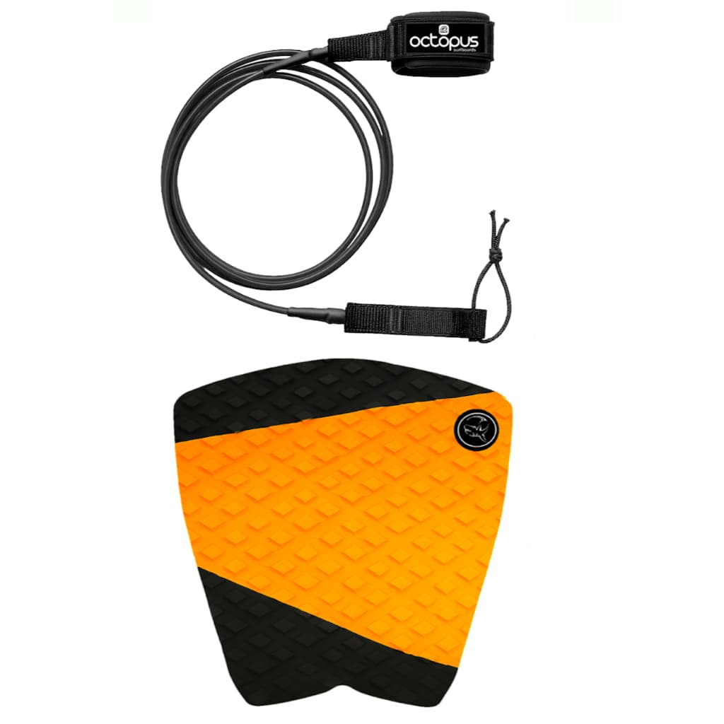 Deck Surf Antiderrapante Prancha Surf+ Leash 6´x 6,5mm Top com 2 giradores