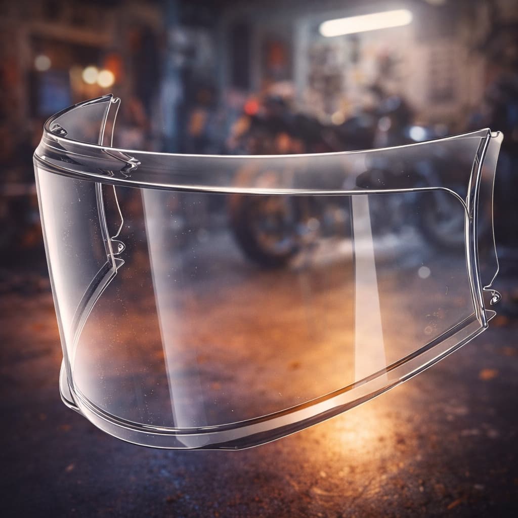 Viseira SHARK EVO ES / EVO ONE Original -  viseira p/ capacete moto Shark cor Cristal / Transparente