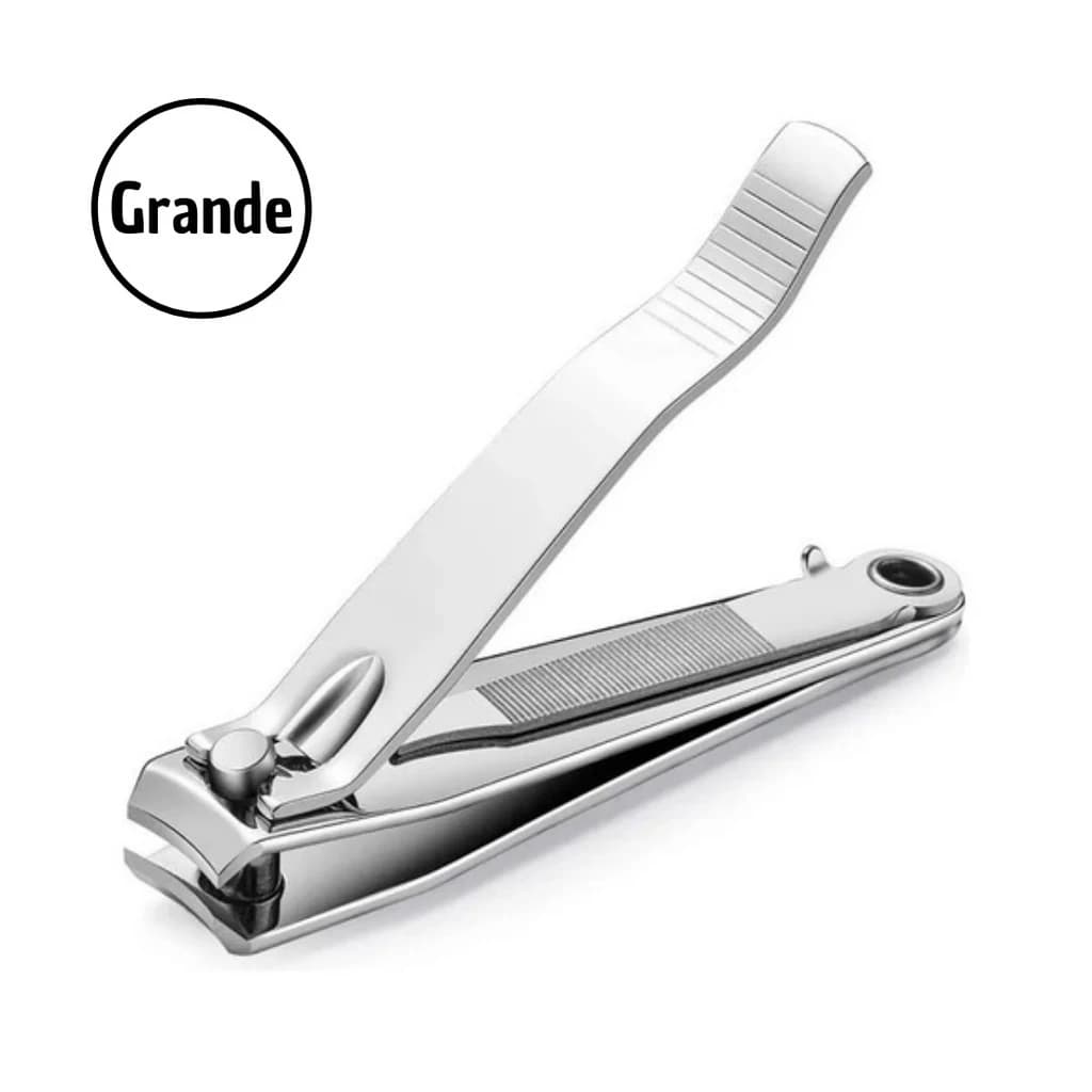 Cortador De Unha Grande Com Lixa Aço inox Manicure Pedicure