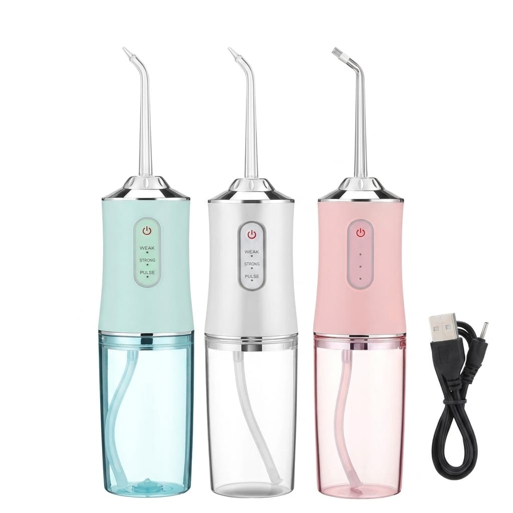 Irrigador Oral Portátil Jato De Água Dental Recarregável 3 Modos USB