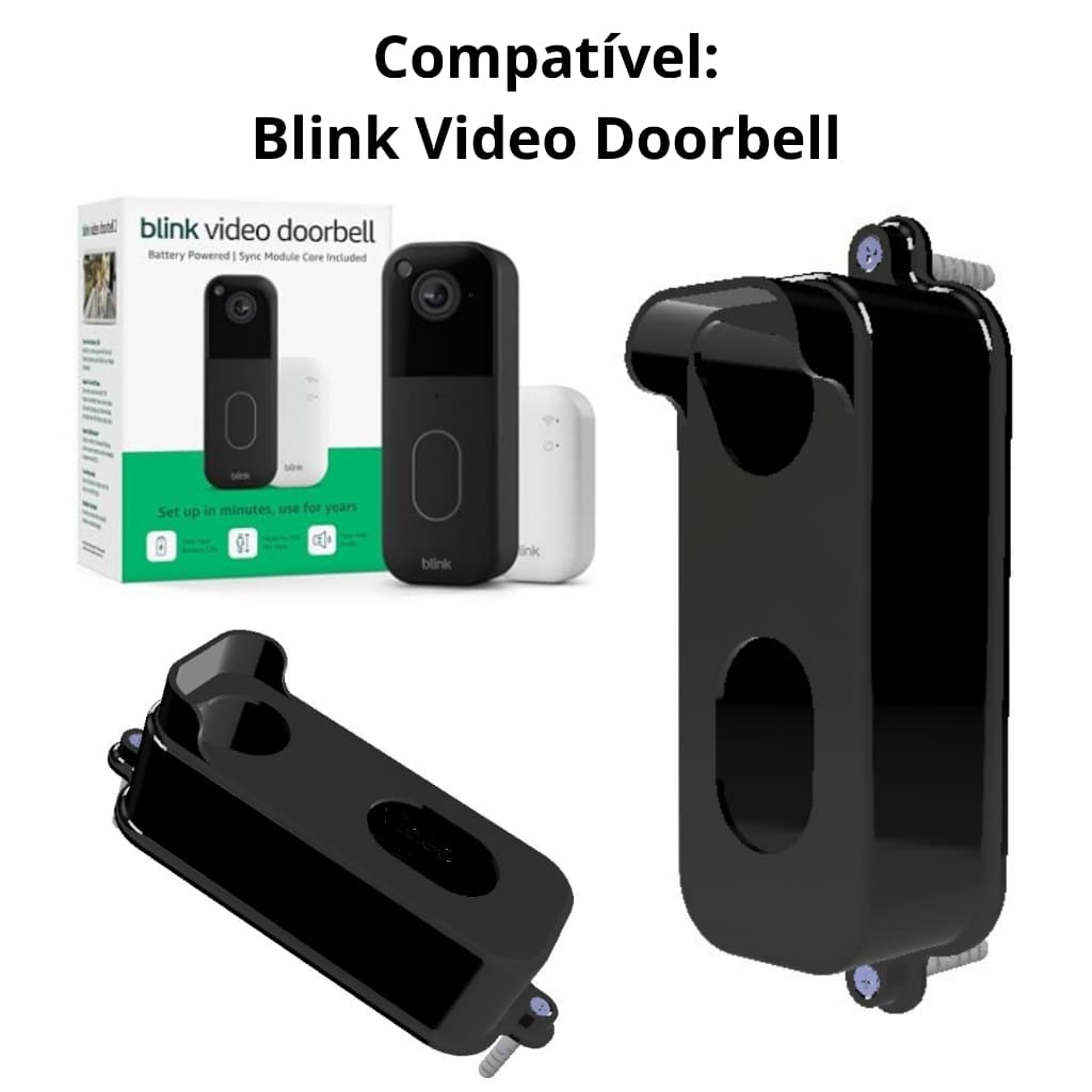 Proteção / Protetor Roubo Chuva para Vídeo Porteiro - Blink Video Doorbell