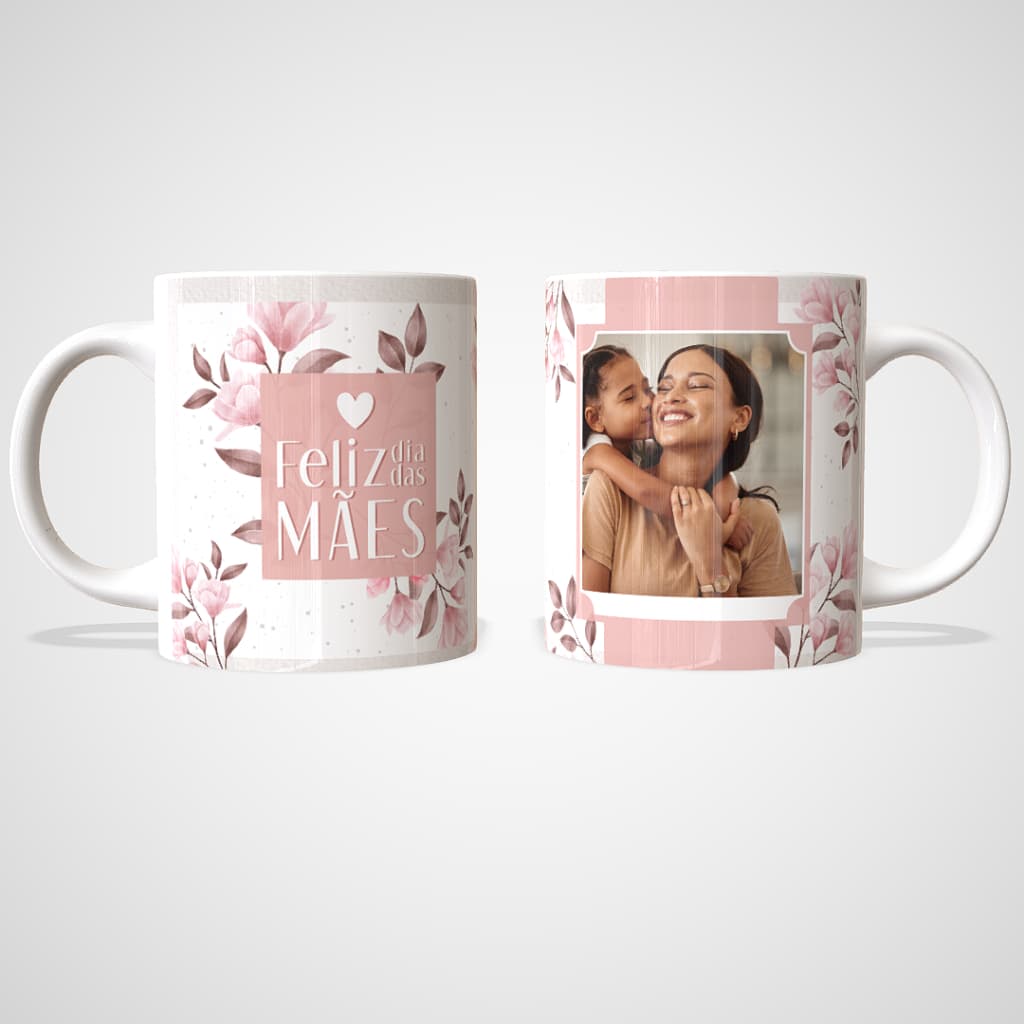 Caneca Xícara Dia da Mães Mãe Vó Amor Foto Moldura Fina Personalizada Presente OFERTA RELÂMPAGO!