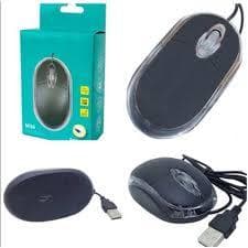 Kit 3 Mouse Óptico USB C/Fio Plug Play 3 Botões Weibo M36 PC Notebook Design Moderno Confortável Pronta Entrega Imediato