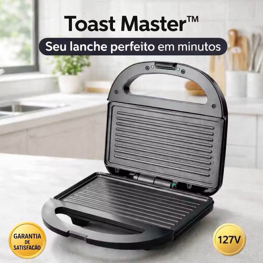 Sanduicheira e Grill 2 m 1 Antiderente  Elétrica compacta.