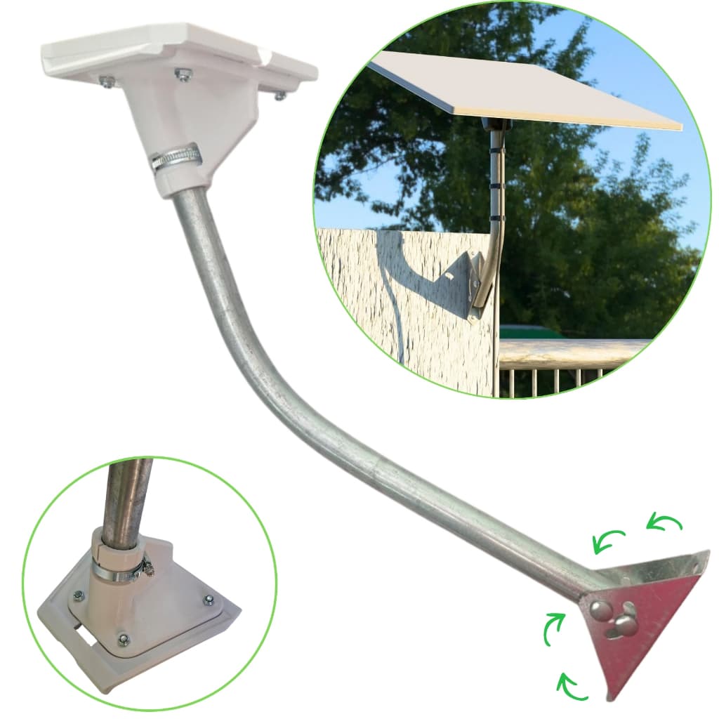 Suporte Fixador Antena Starlink Standard Kit Gen 3, V4, V4X  Mastro Articulado Metálico 58 cm