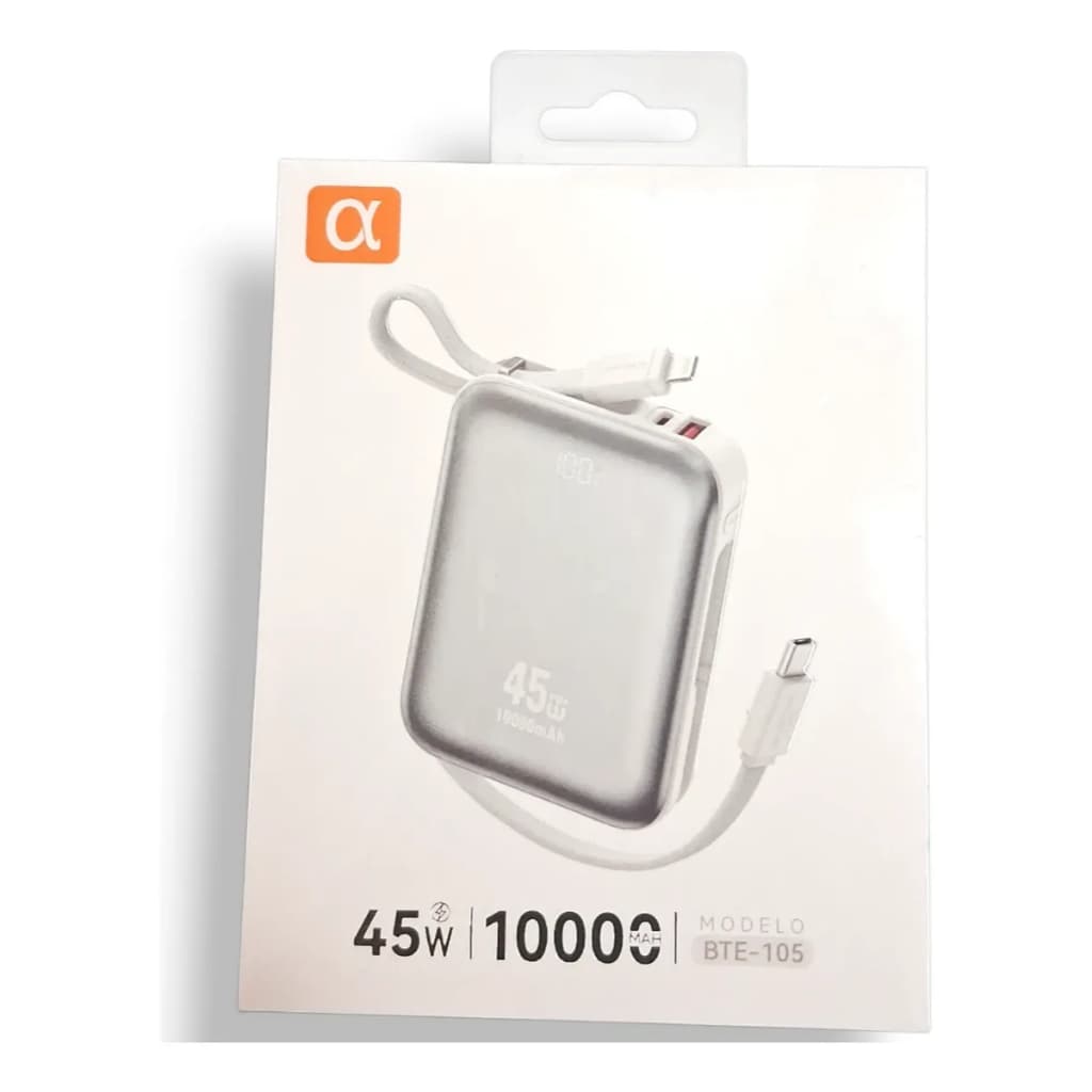 Carregador A'gold Portátil Power Bank 10000mah 45w