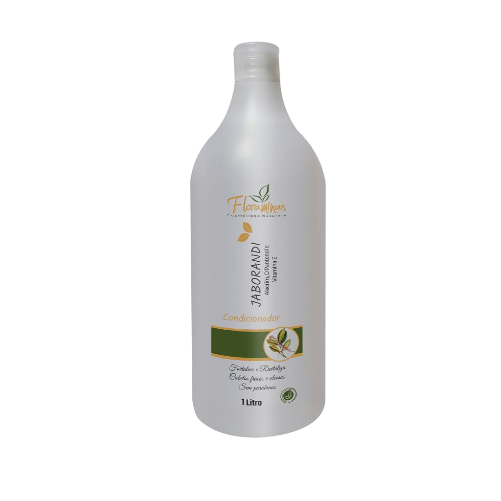 Condicionador Jaborandi Alecrim D Pantenol e Vitamina E 1 Litro Floraminas