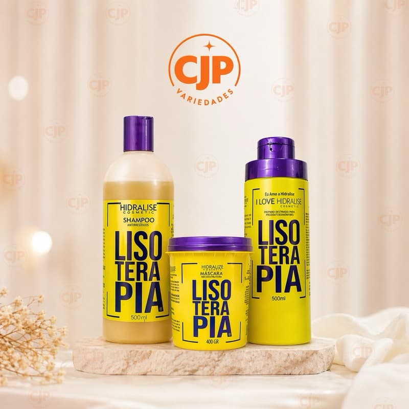 Kit Progressiva Sem Formol Liso Terapia 500ml Shampoo Antirresíduo + Máscara Reconstrução Liso Duradouro Profissional