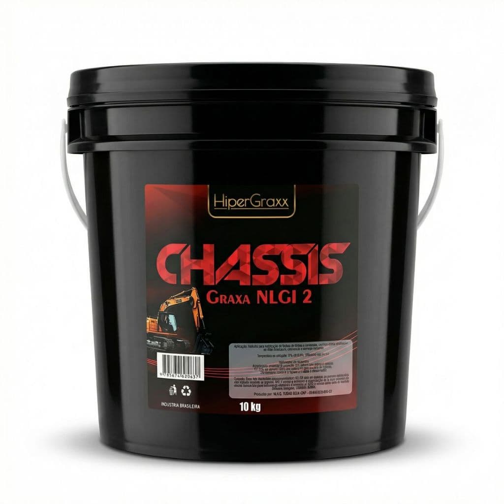 Graxa Lubrificante Hiper 10KG Pesada para Chassis e Pinos e buchas
