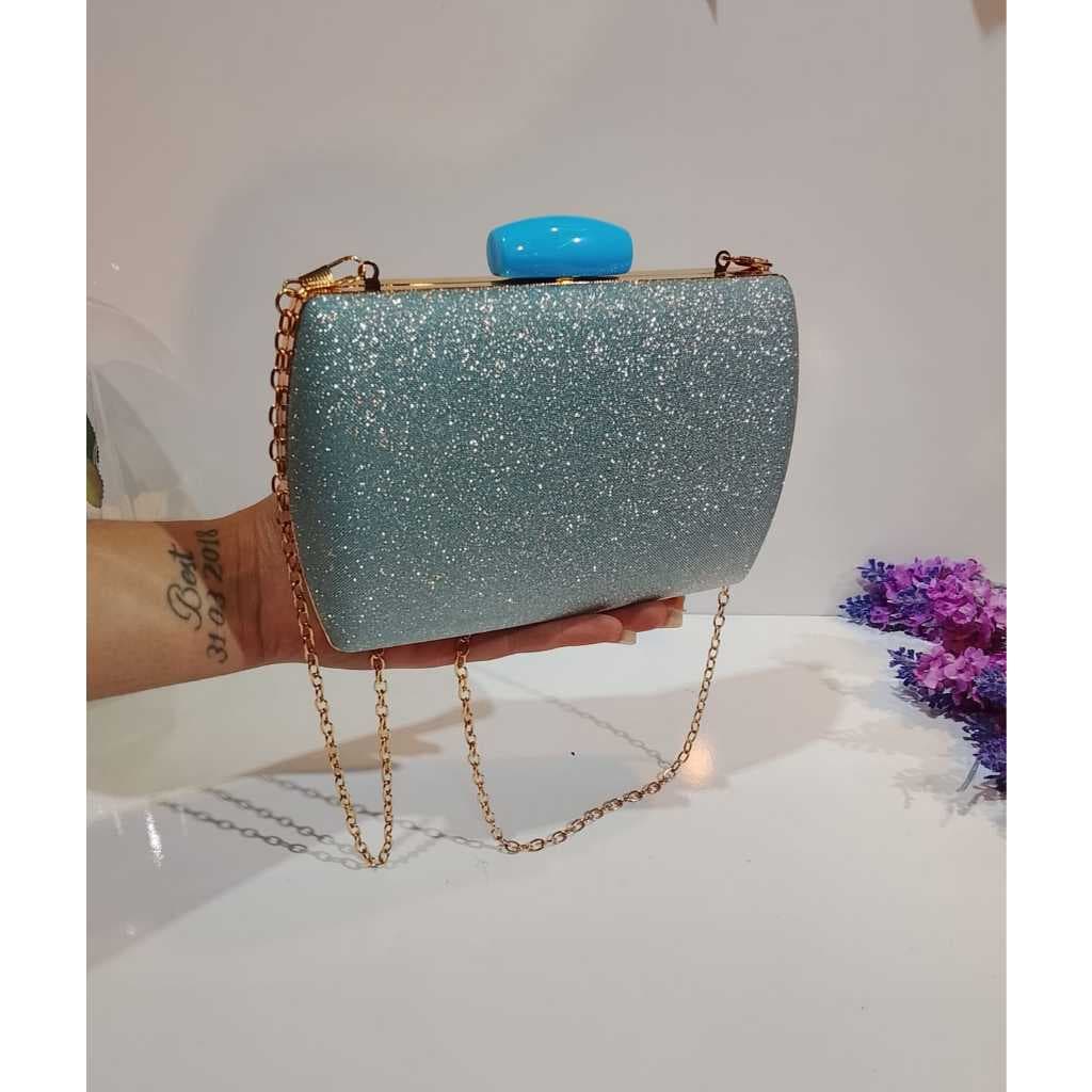 Promoção Bolsa Tiracolo / Carteira Feminina Com Glitter Para Festa / Banquete / Casamento (Poucas peças ou Peça única)