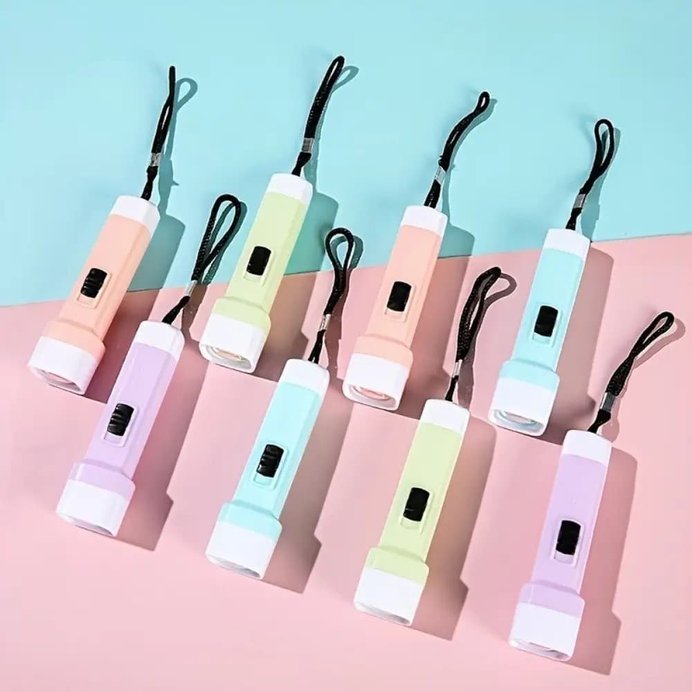 5 Kit Mini Lanterna Led Tática Portátil Para Uso Ao Ar Livre Trilha Camping Lazer, Lampiao De