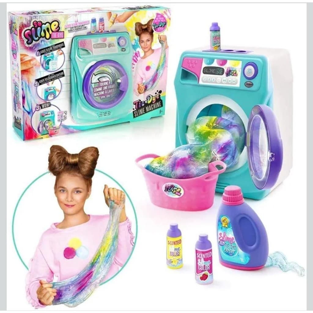 Kit Máquina Lavar Brinquedo Slime Machine Tie Dye Da Fun Lançamento Estimula A Criatividade