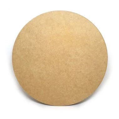 kit 10 Base Circular MDF Cru 3mm Redonda Artesanato DIY Corte a Laser Para Pintura e Decoração UNIFY