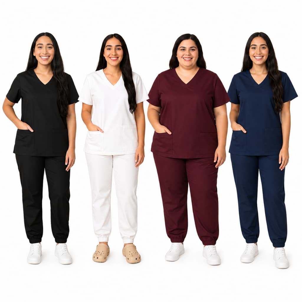 Pijama Hospitalar feminino Cirúrgico Scrub Feminino Acinturado Varias Cores Tamanhos P ao GG