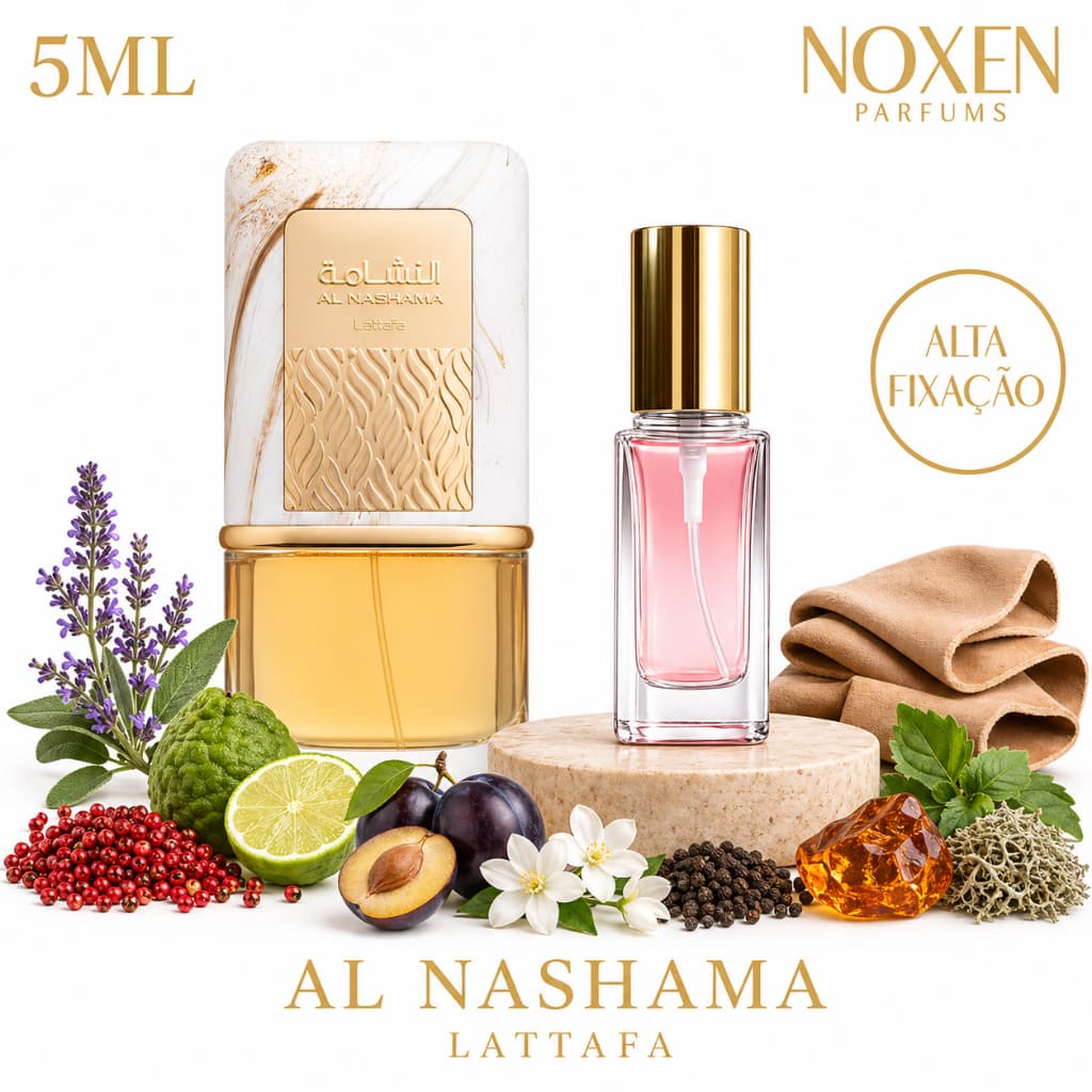 Perfume Feminino Premium Al Nashama 5ml 10ml 15ml Importado Vidro Spray