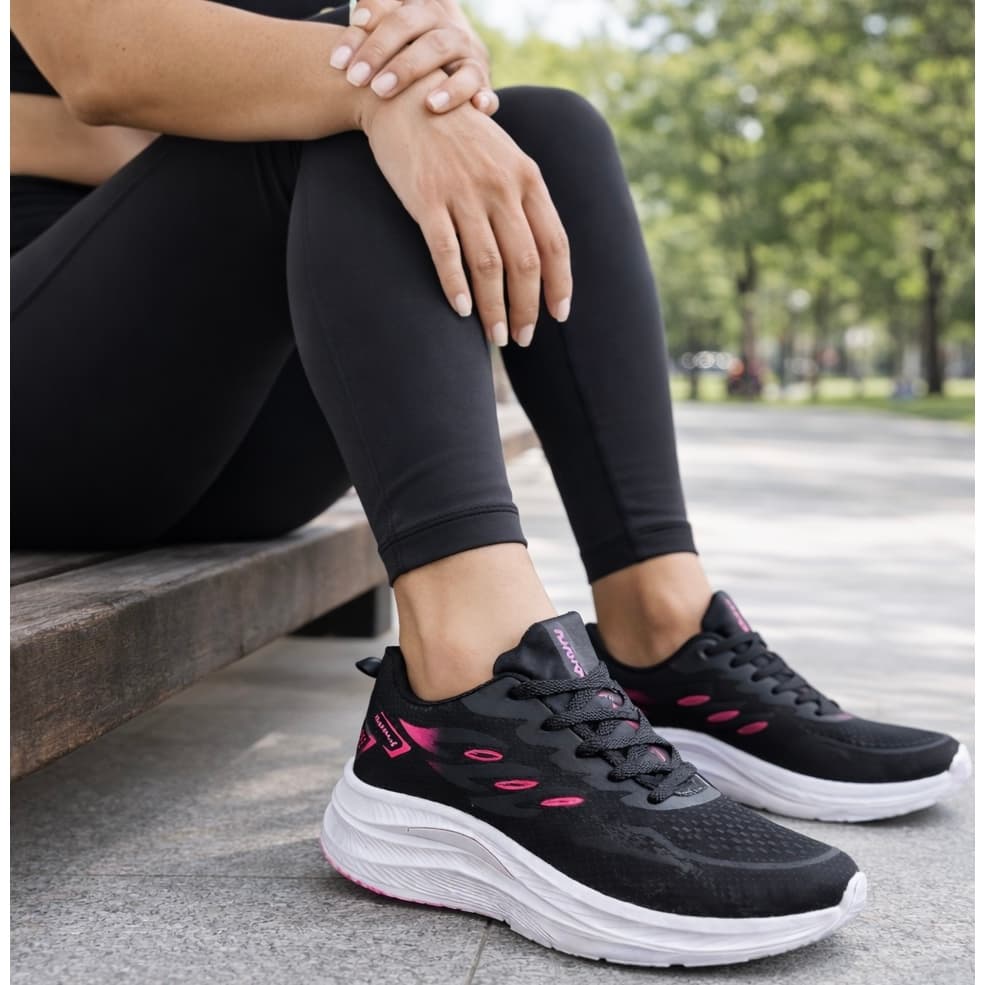 Tênis feminino Maxximus original academia esportivo confortável macio leve promoção