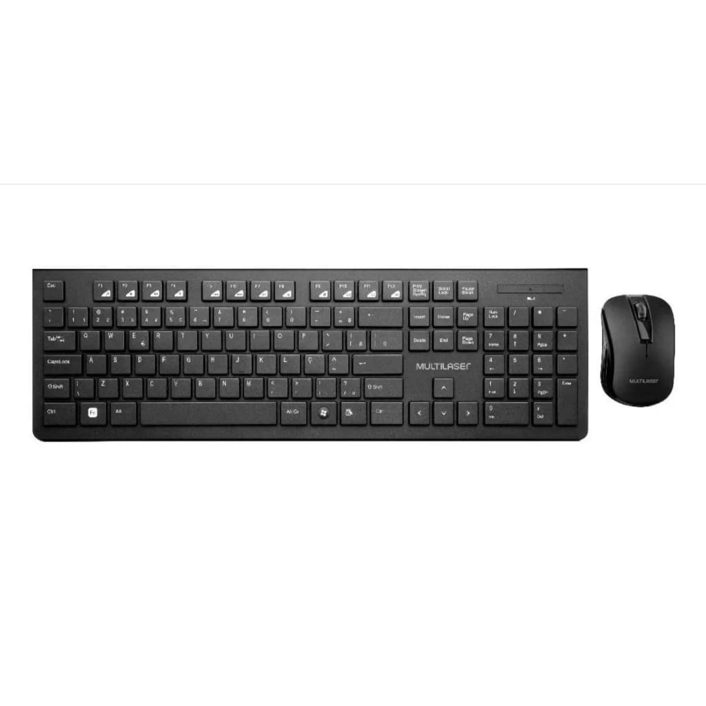 Kit Teclado E Mouse Sem Fio Wireless Tc212 Multilaser