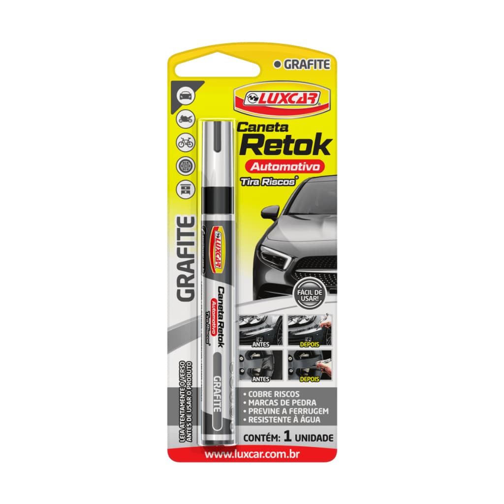 Caneta Retok Automotivo Grafite  Luxcar