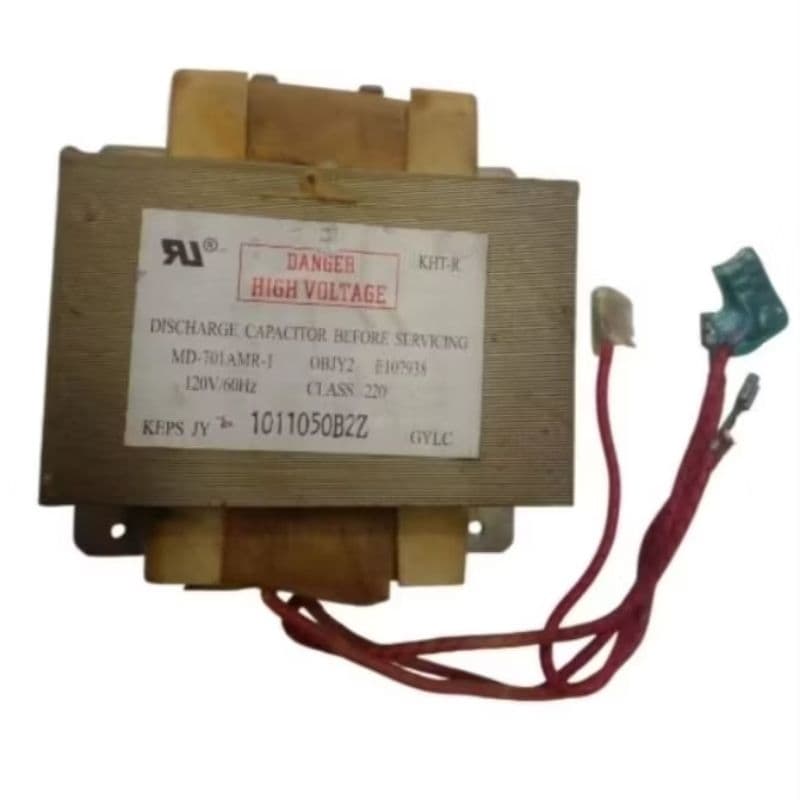 Transformador Para Micro-ondas Electrolux Mef28 /  Mef30 /  Mtd30 / Ma30s / MTAE21 / MTAS21 ( MD-701AMR-1 120V 60Hz )