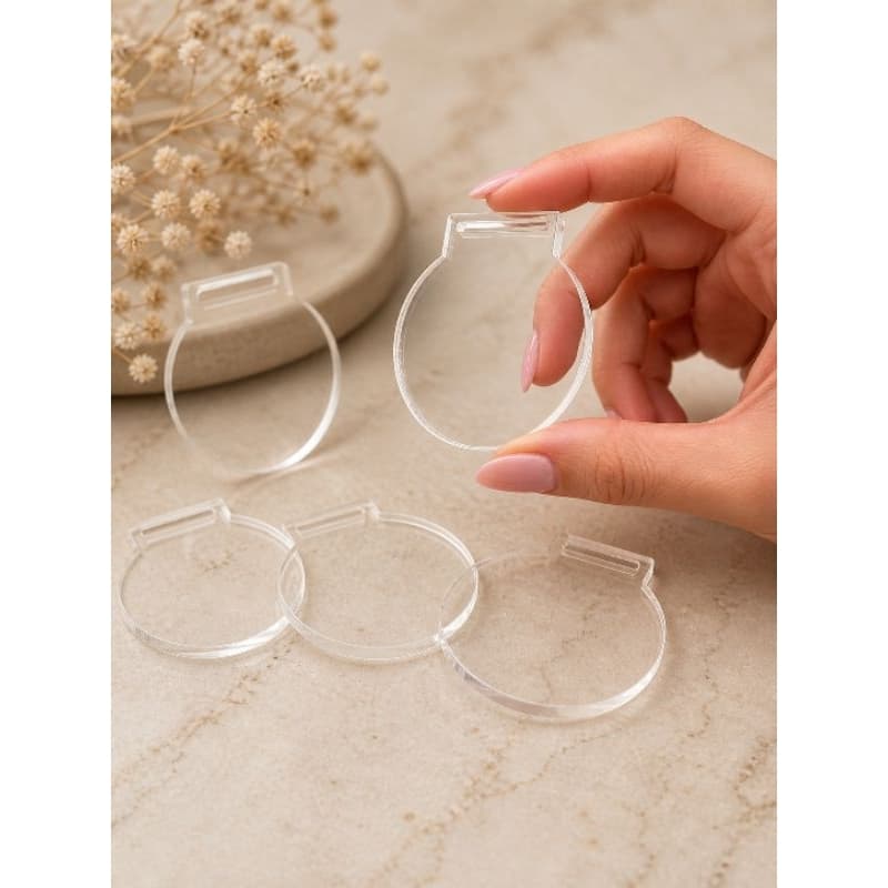 KIT MEDALHA 🏅 ACRILICO TRANSPARENTE CRISTAL