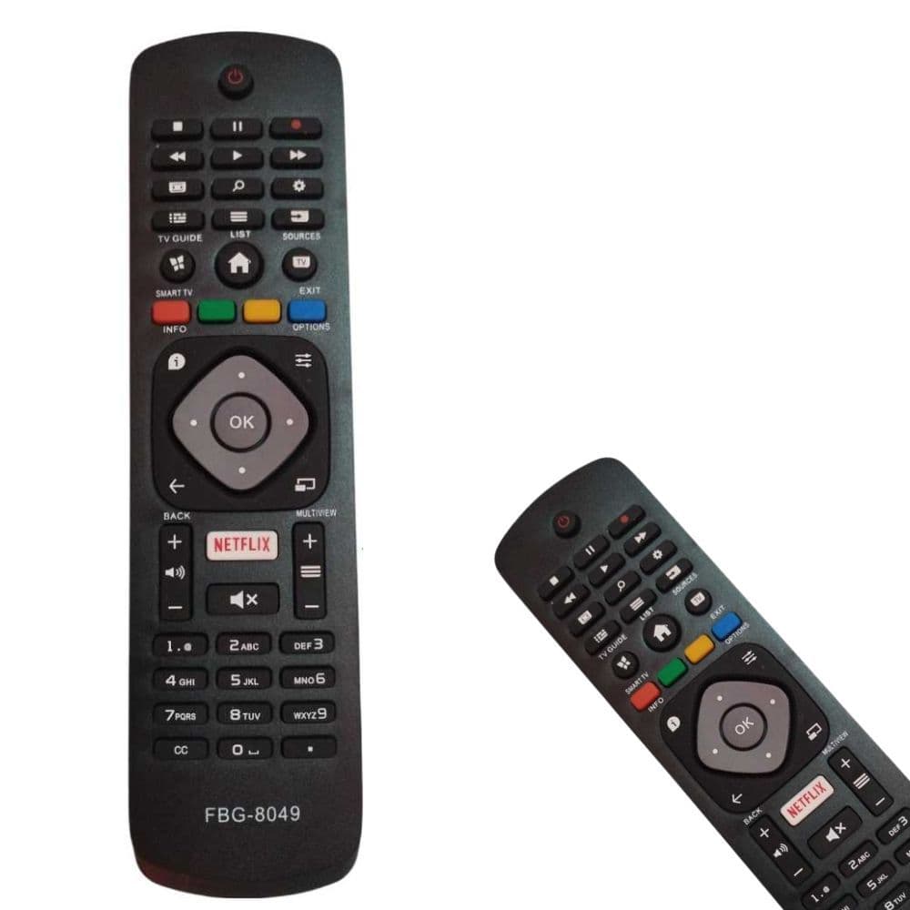 Controle Tv Philips Smart c/ Netflix Le-7276 Fbg-8049
