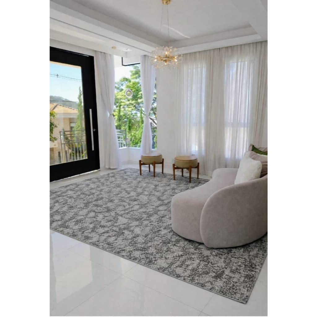 Tapete Premium Sala Grande 3,00 x 2,00 Metros Antiderrapante Elegante Moderno Lavável