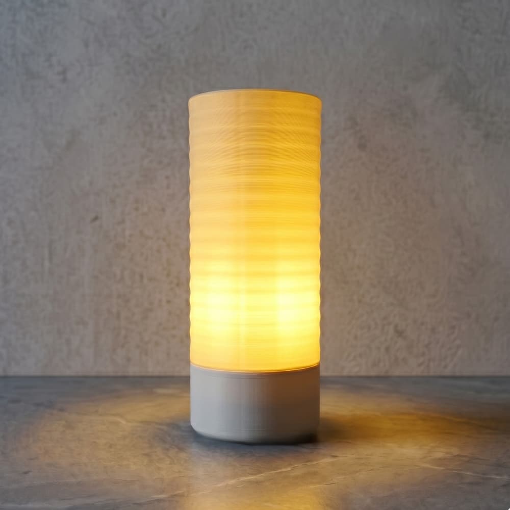 Luminária de Mesa Minimalista Lina Abajur Decorativo Lampada Led E27