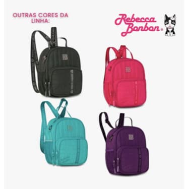 Lancheira Bolsa Térmica Rebecca Bonbon Original Escolar Transversal ou Costas Bolsa Infantil Feminina