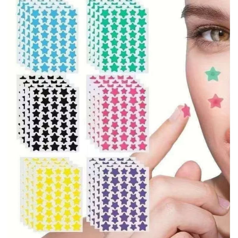 Adesivo Seca Espinhas e Acnes kit Até 400 Curativos Hidrocolóide Tratamento Antiacne Removedor Secativo Facial