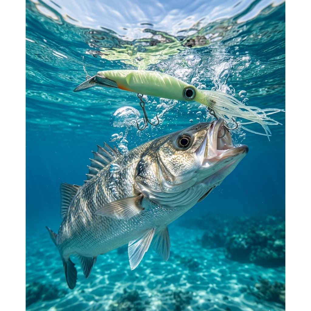Isca Artificial Lula Grande 14cm 40g Anchova Robalo Xaréu Meia Água Pesca Marítima Alta Qualidade