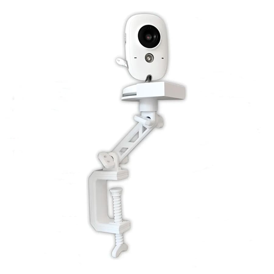 Suporte Articulado Baba Eletrônica Camera Vb603 Encaixe Regulavel Facil Aplicação Berço Cama Moveis