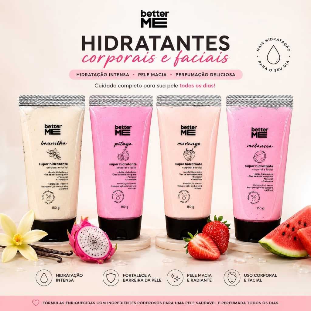 Super Hidratante Corporal e Facial 150g - Better Me