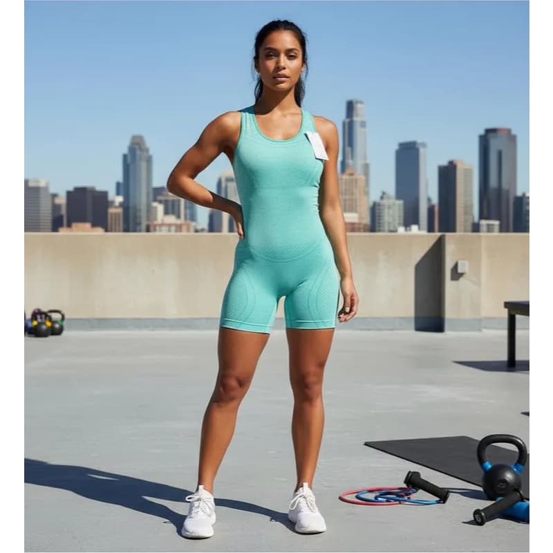 Macaquinho Jojo Academia Regata Levanta Empina Bum Bum Alça Grossa Fitness Feminina Pilates Yoga
