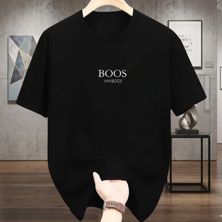 Camiseta BOSS Masculina Alta Qualidade Estampada Premium 100% Algodao